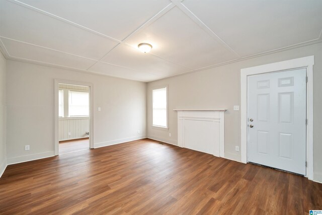 unfurnished room featuring hardwood / wood-style flooring and plenty of natural light