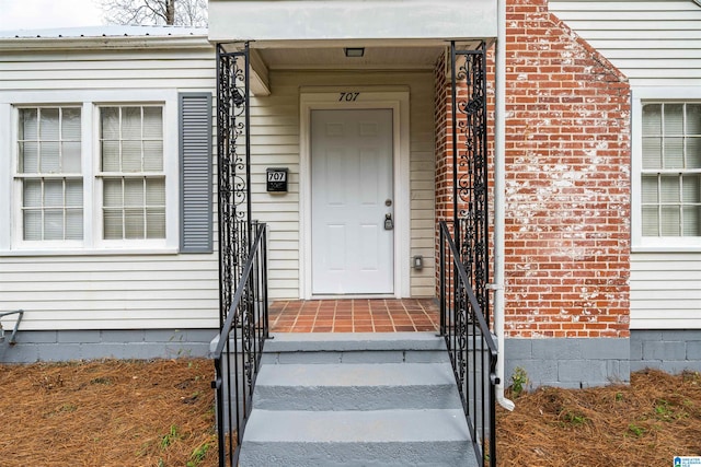 view of property entrance