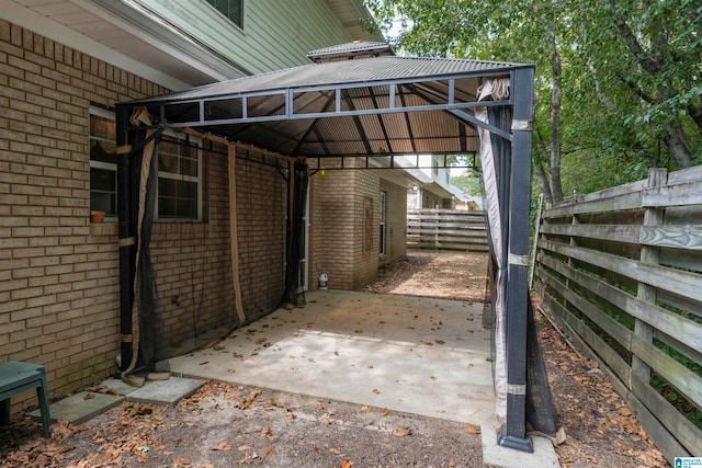 view of patio