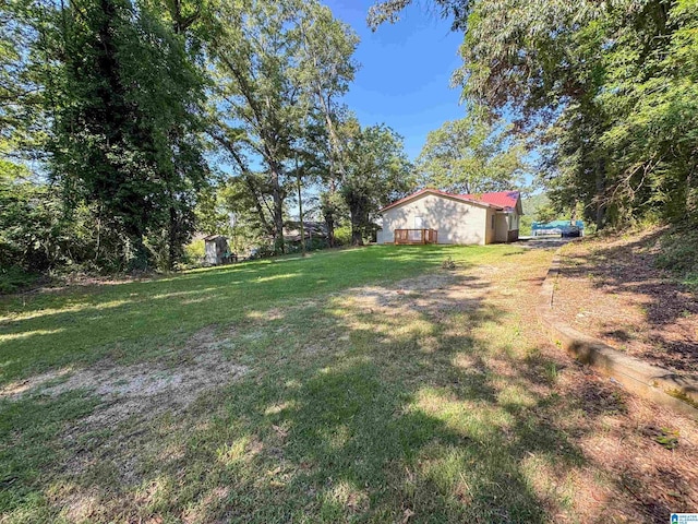 view of yard