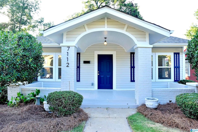 view of front of home