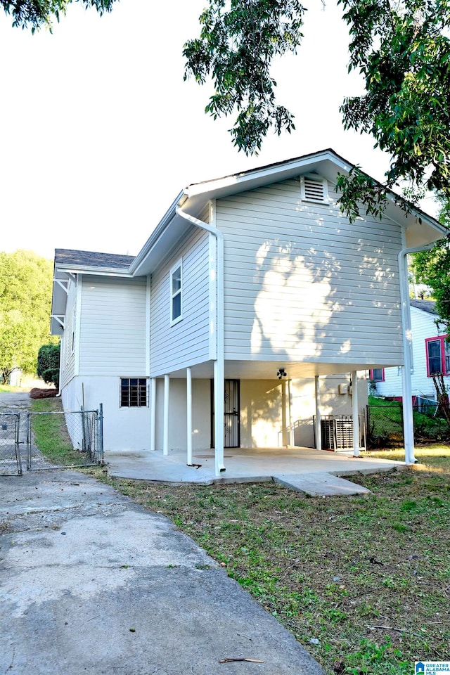 view of rear view of house