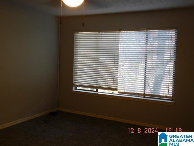 325 Heath Dr Unit 0, Birmingham, AL 35242 - carpeted spare room featuring baseboards and a ceiling fan