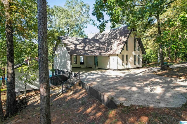 view of rear view of house