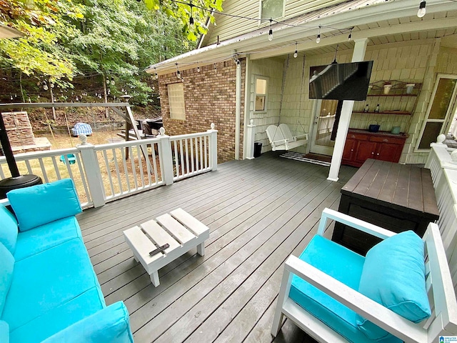 view of deck