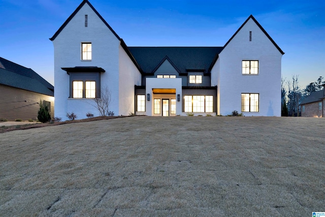 view of modern farmhouse