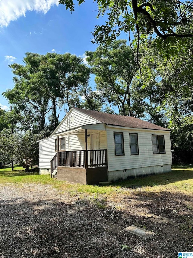 view of manufactured / mobile home