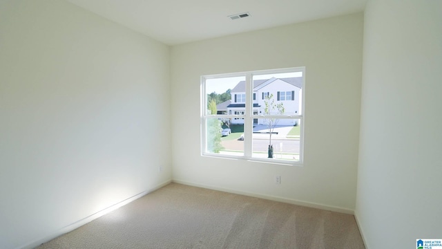 spare room featuring carpet floors