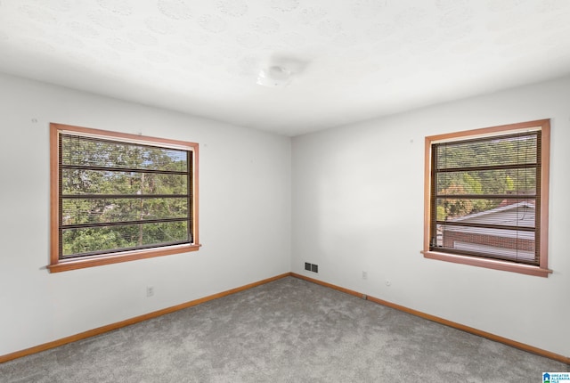 empty room featuring carpet flooring