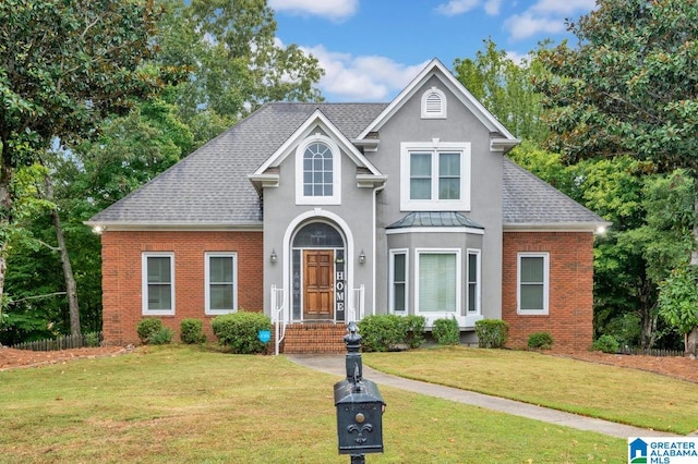 view of front property with a front yard