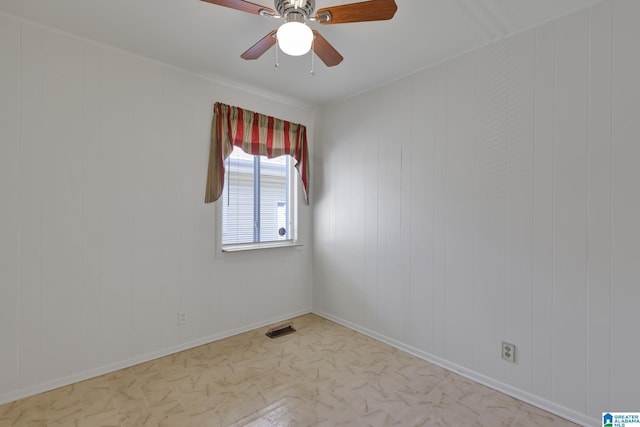 1717 Center Way S, Birmingham, AL 35205 - spare room with a ceiling fan and baseboards