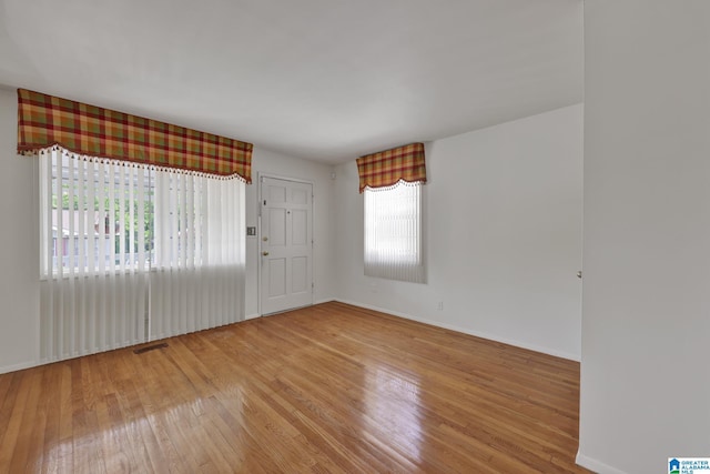 1717 Center Way S, Birmingham, AL 35205 - spare room with hardwood / wood-style flooring and baseboards