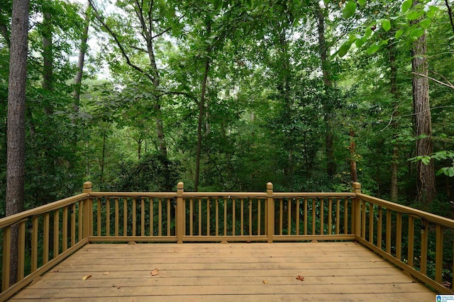 3424 Oakdale Dr, Vestavia Hills, AL 35223 - view of wooden terrace