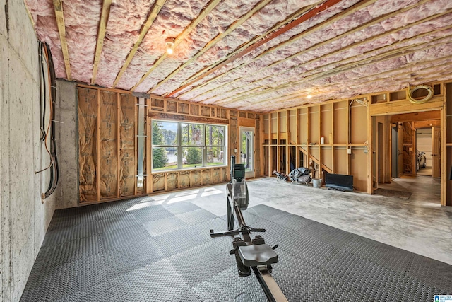 view of exercise room