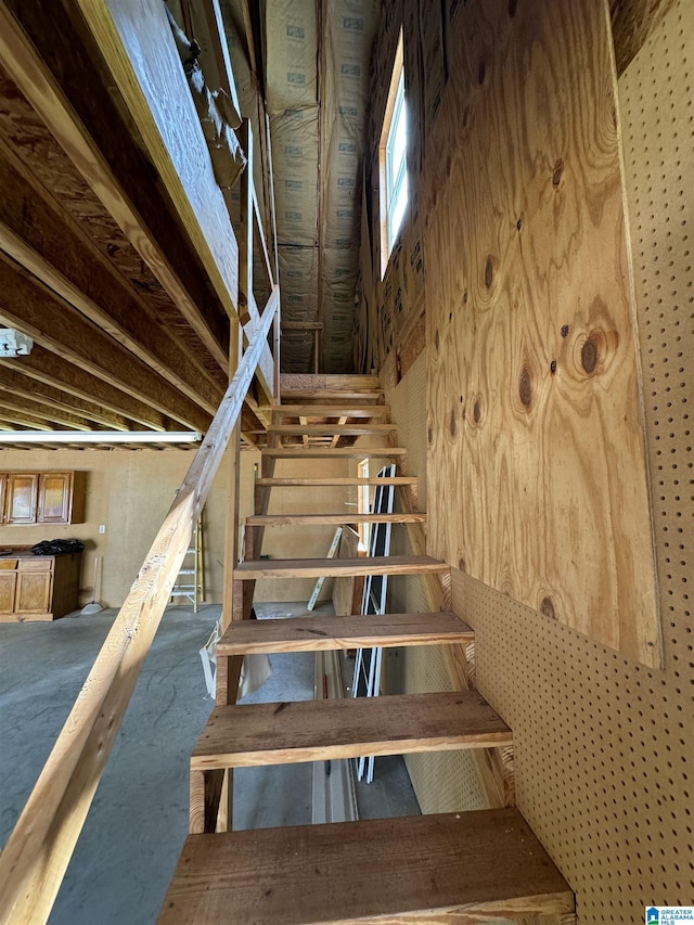 view of stairs