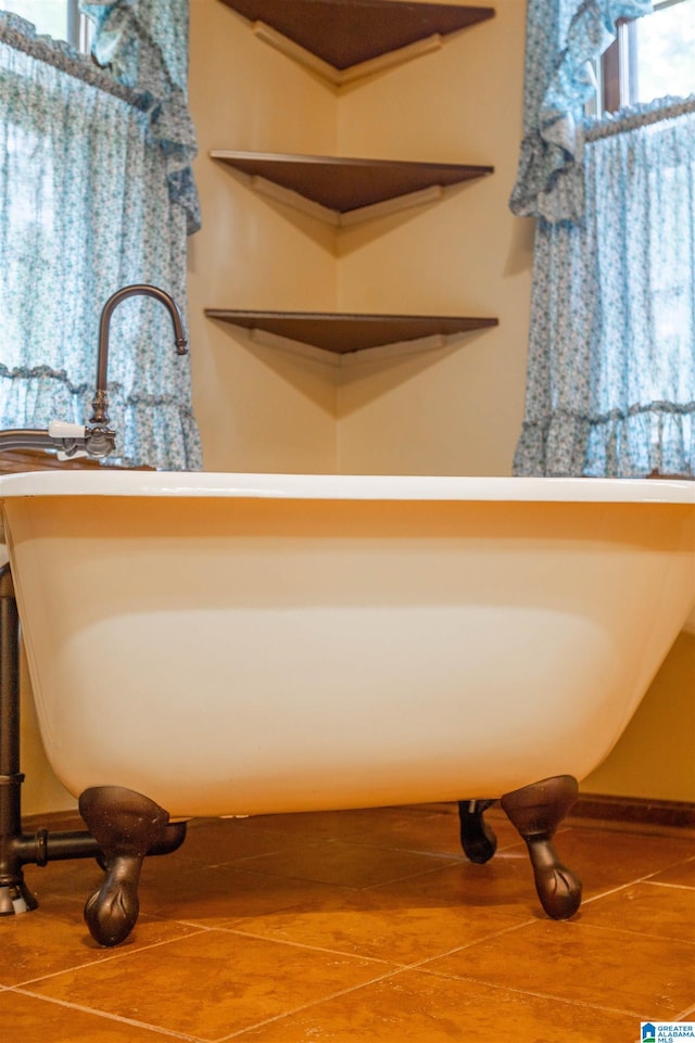 room details with tile patterned floors