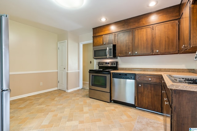 kitchen featuring sink and stainless steel appliances