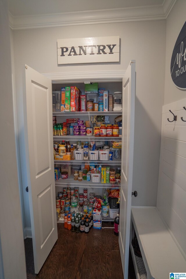 view of pantry