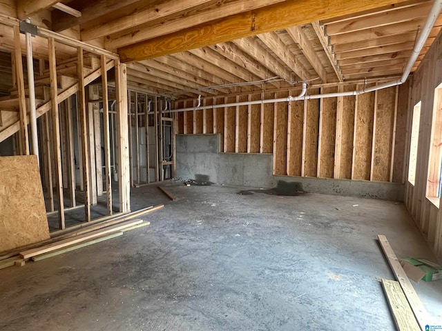 miscellaneous room featuring concrete floors