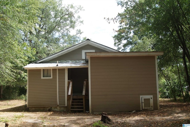 view of back of property