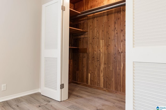 view of closet