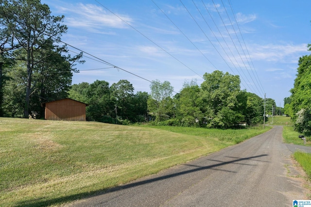 view of road