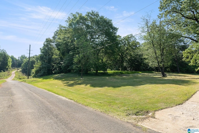 view of road