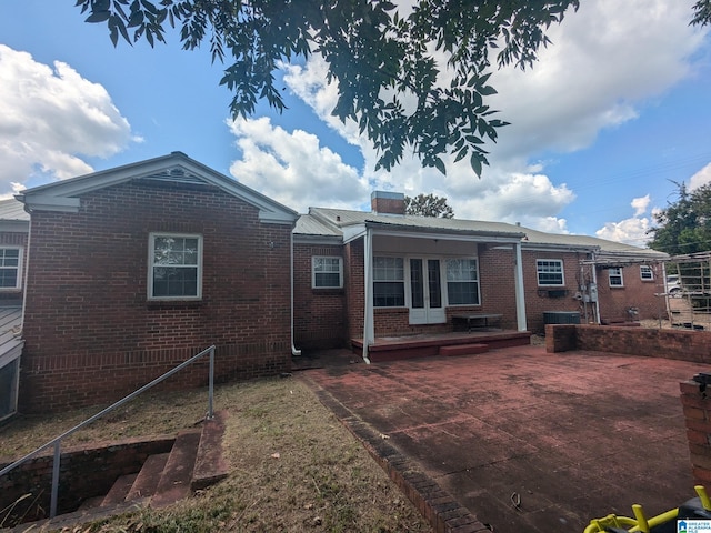 rear view of house featuring a patio area