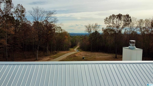 view of road