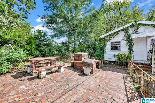 view of patio