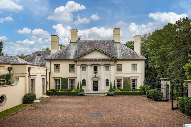 view of greek revival house