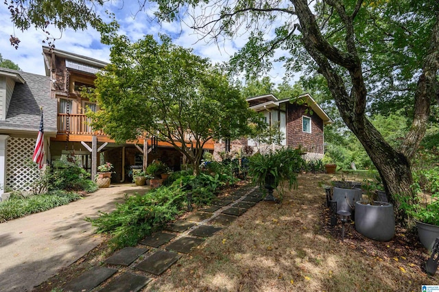 view of front of home