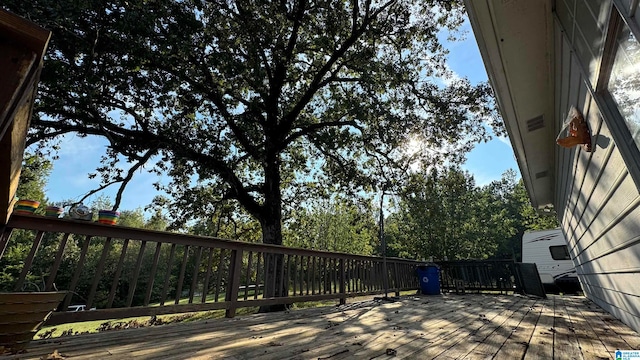 view of deck