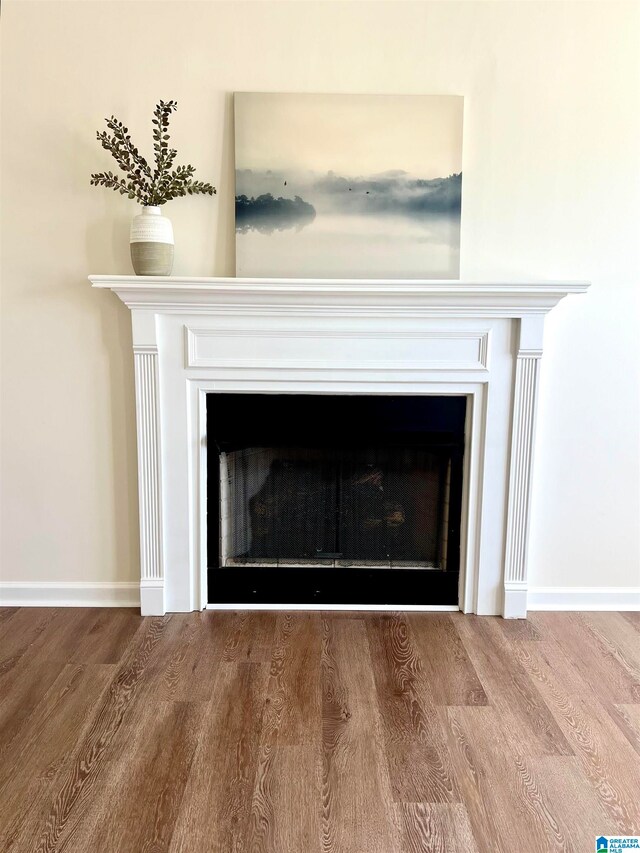 details featuring hardwood / wood-style floors