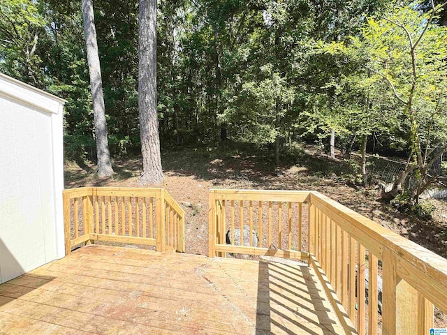 view of deck