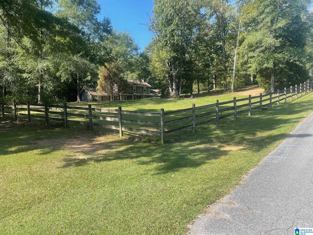 exterior space featuring a rural view