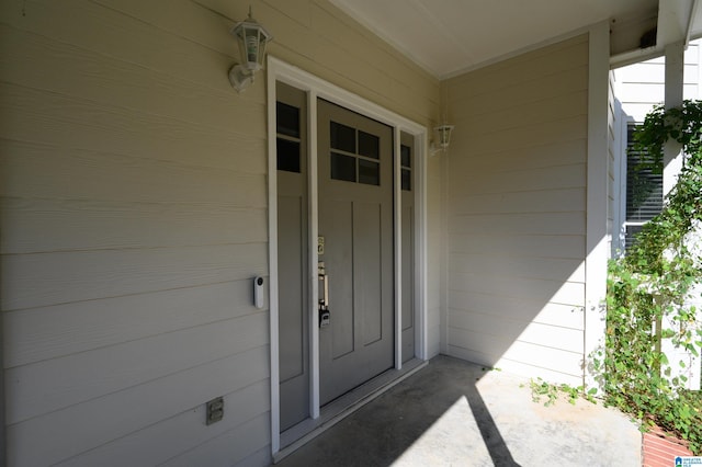 view of entrance to property