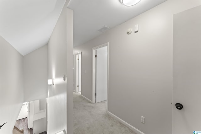 2825 Cahawba Trl, Birmingham, AL 35243 - hall featuring carpet flooring, baseboards, and visible vents