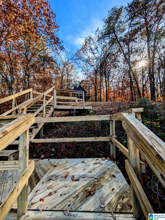 view of deck