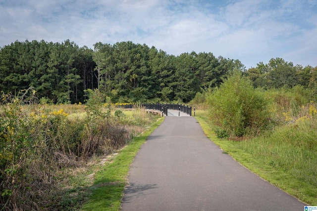 view of road