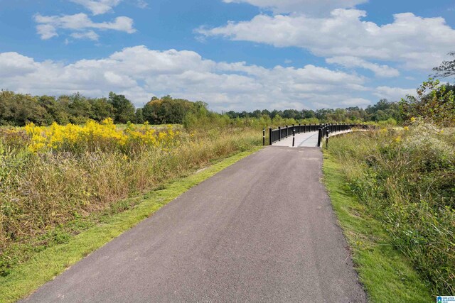 view of road featuring a rural view