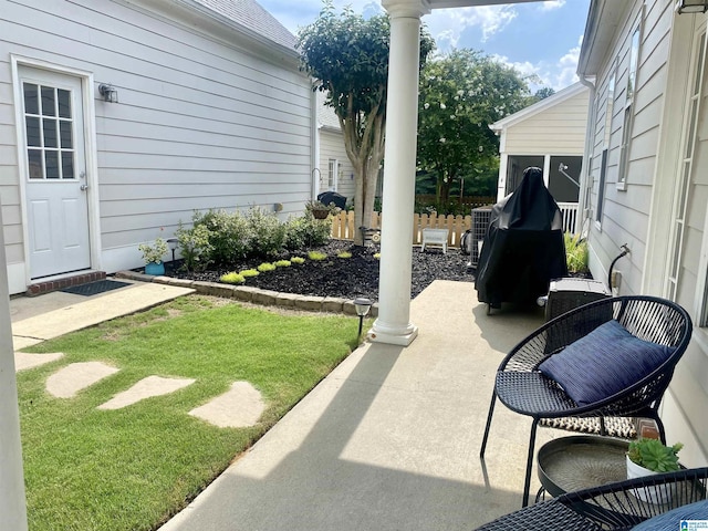 view of patio