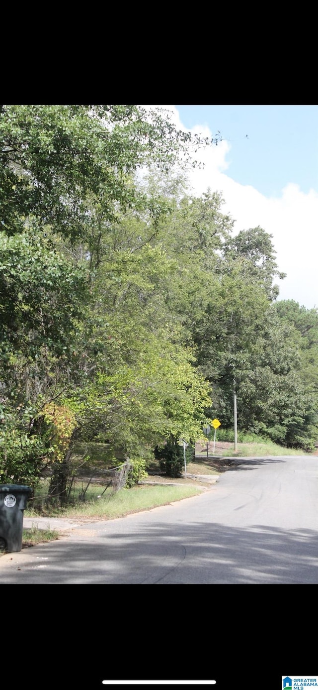 view of road