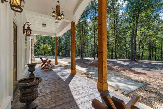 view of patio / terrace featuring a porch