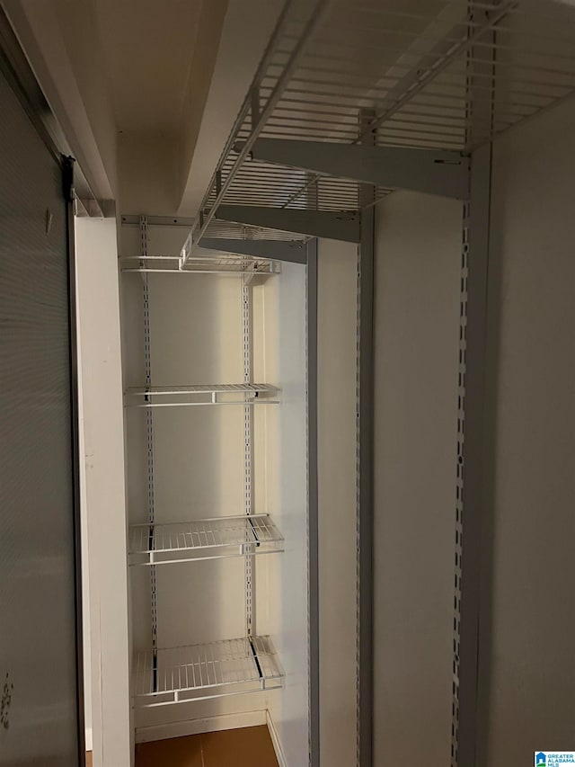 view of closet