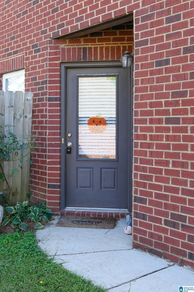 view of property entrance