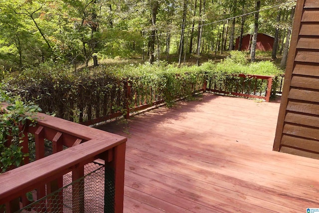 view of deck