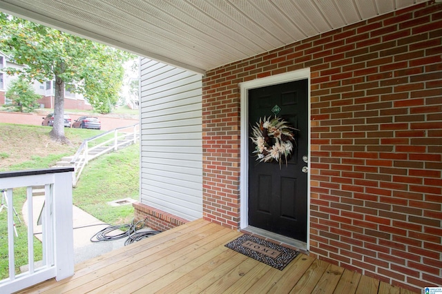 view of entrance to property