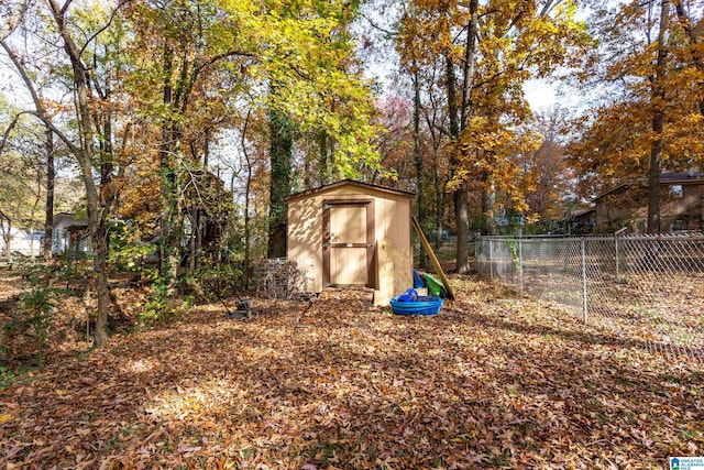 view of outbuilding