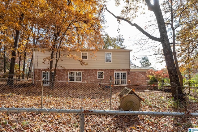 view of rear view of property